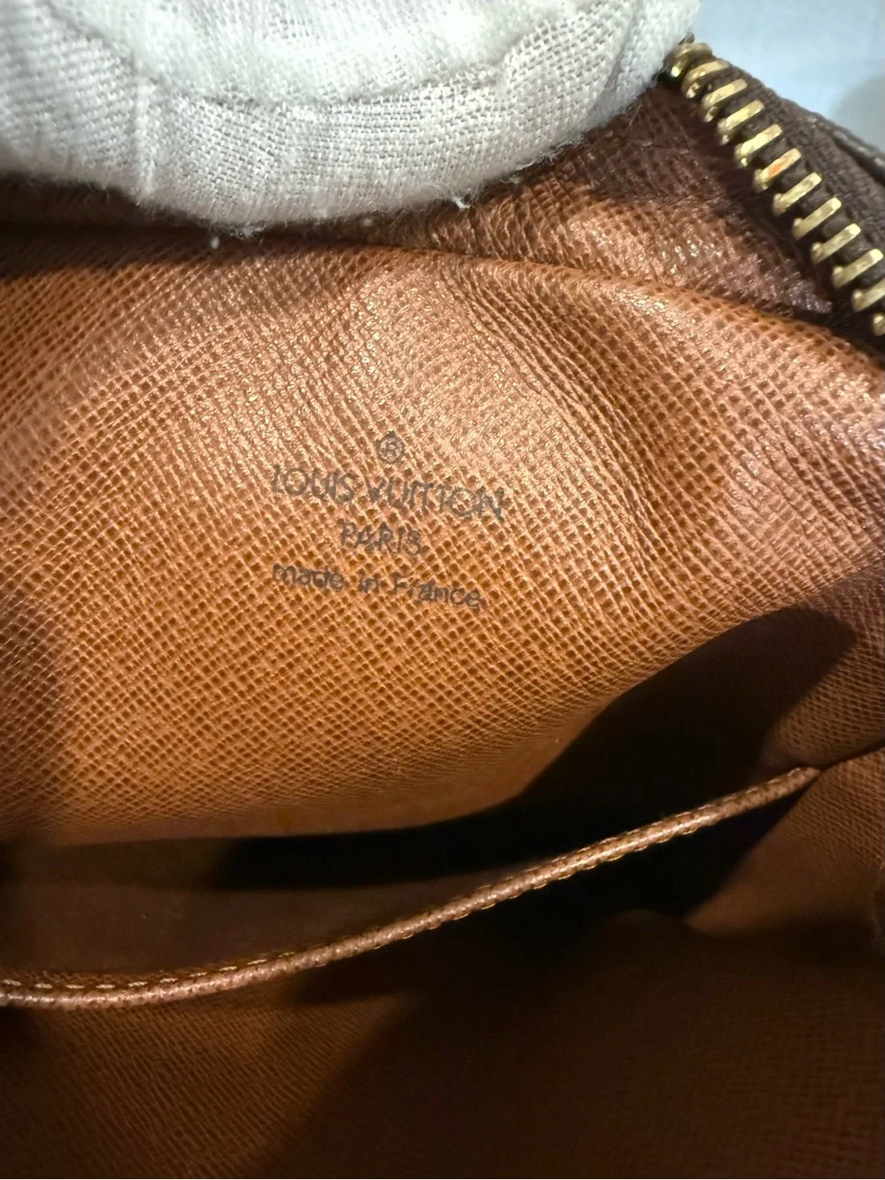 Vintage Louis Vuitton Danube PM Monogram Crossbody Bag France AR0040